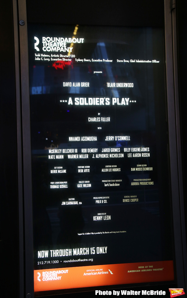 Up on the Marquee: A SOLDIER'S PLAY Image