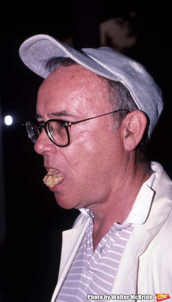 Buck Henry attends a movie premiere on September 6, 1988 in Los Angeles, California. Photo