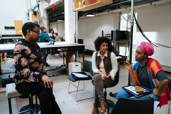 Photo Flash: Inside Rehearsal For DEATH OF ENGLAND at the National Theatre Image