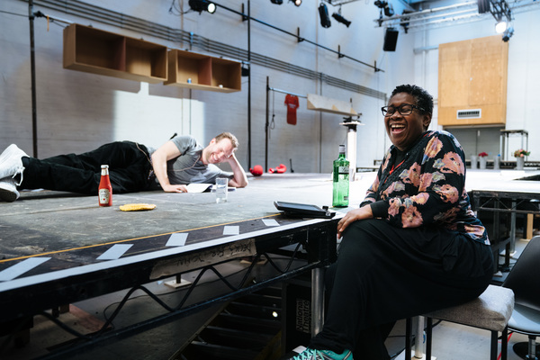 Photo Flash: Inside Rehearsal For DEATH OF ENGLAND at the National Theatre Image