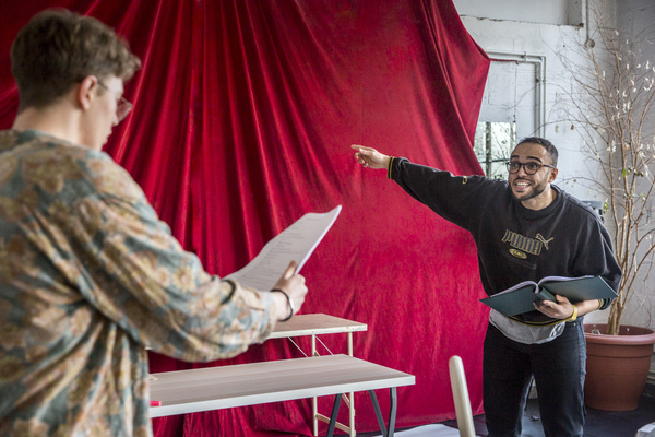 Photo Flash: Inside Rehearsal For TIME AND TIDE at Park Theatre Image
