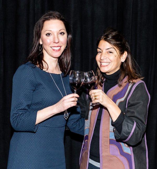 Vanessa Conlin, Head of Wine for Wine Access, with Mary Giuliani (of the eponymously  Photo