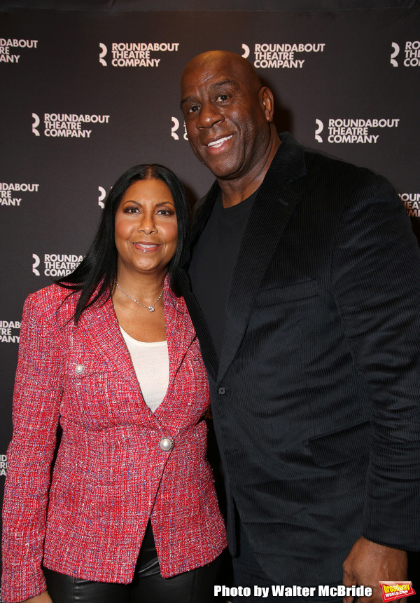 Cookie Johnson and Magic Johnson Photo