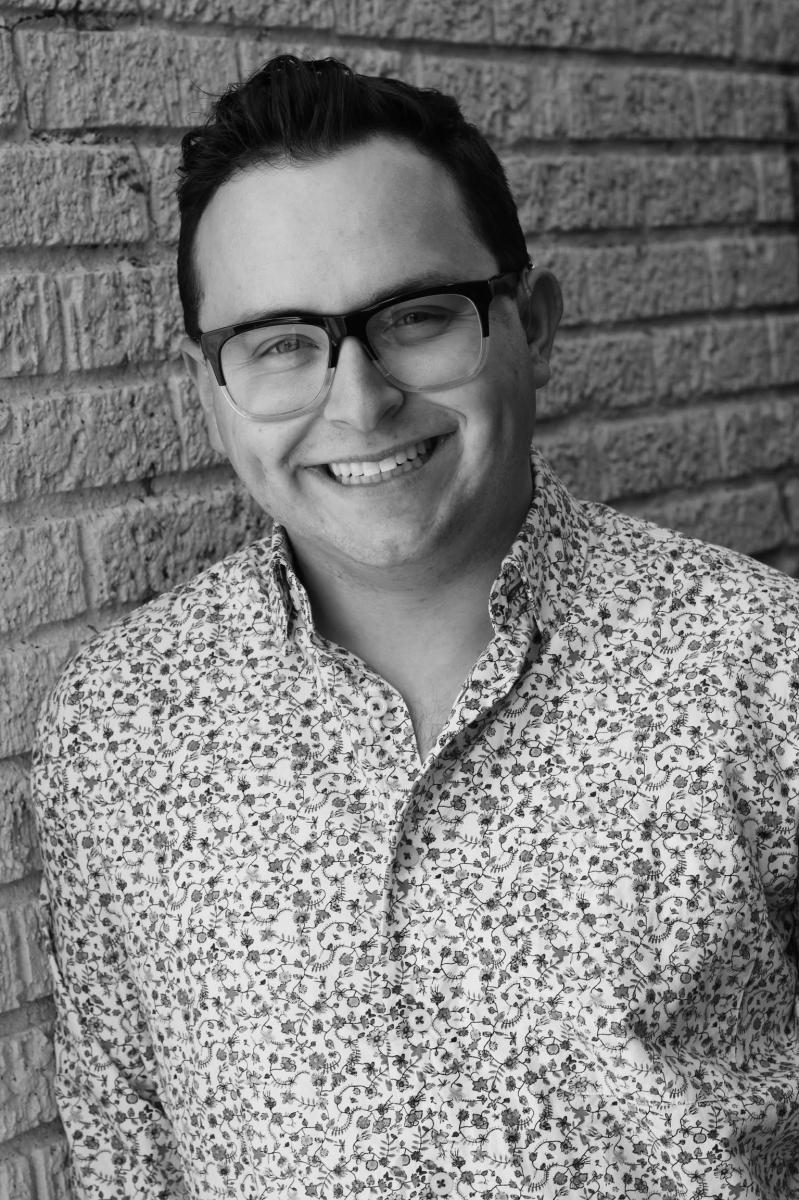 Gavin Thomas Drew plays Billy in UCO's TRIBES. Photo by Cole Cloutier.