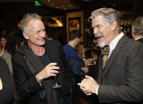 Photo Flash: Pierce Brosnan, Courteney Cox, Keala Settle and More At Opening Night of Sting's THE LAST SHIP 