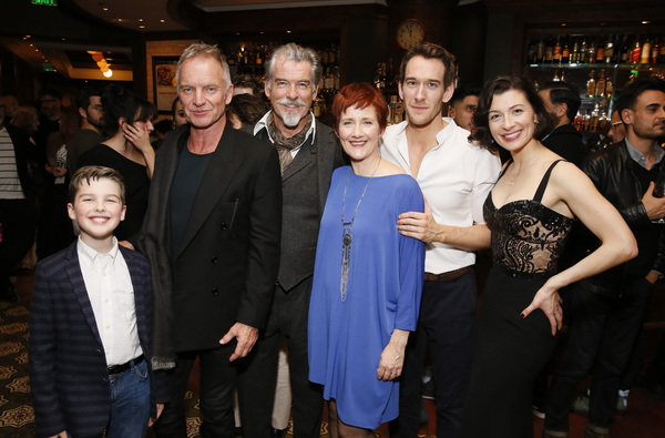  Iain Armitage, Sting, Pierce Brosnan, Jackie Morrison, Oliver Savile and Frances McN Photo