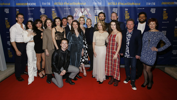 Photo Flash: Pierce Brosnan, Courteney Cox, Keala Settle and More At Opening Night of Sting's THE LAST SHIP 