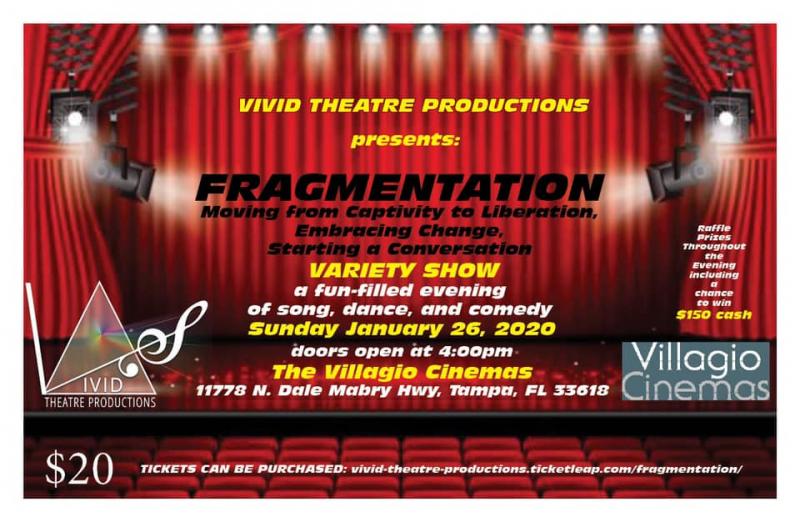 BWW Previews: MUSICAL VARIETY SHOWCASE FUNDRAISER FRAGMENTATION - ONE NIGHT ONLY - DEBUTS FOR Vivid Theatre Productions 