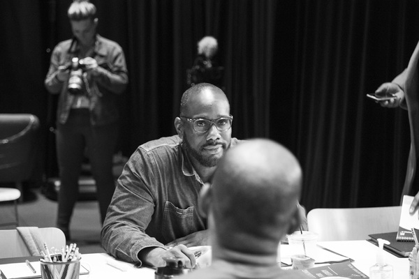Photo Flash: Inside Rehearsal For Signature Theatre's THE HOT WING KING 