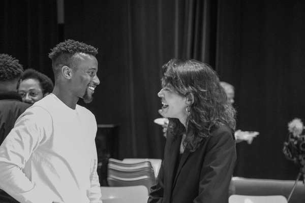 Photo Flash: Inside Rehearsal For Signature Theatre's THE HOT WING KING Image