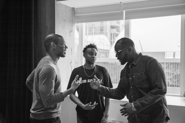 Photo Flash: Inside Rehearsal For Signature Theatre's THE HOT WING KING Image