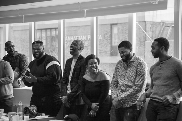 Photo Flash: Inside Rehearsal For Signature Theatre's THE HOT WING KING Image