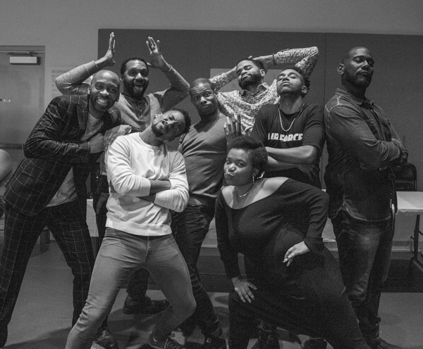 Photo Flash: Inside Rehearsal For Signature Theatre's THE HOT WING KING 