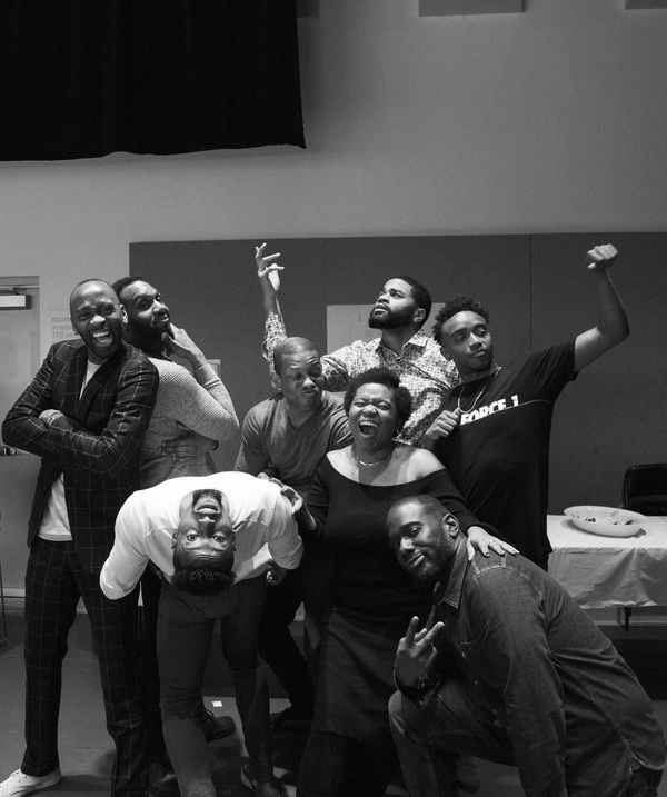 Photo Flash: Inside Rehearsal For Signature Theatre's THE HOT WING KING Image