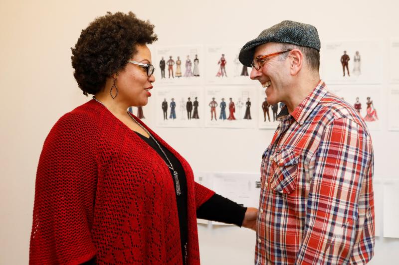 Photo Flash: In Rehearsal with LCT's INTIMATE APPAREL Directed by Bartlett Sher Image