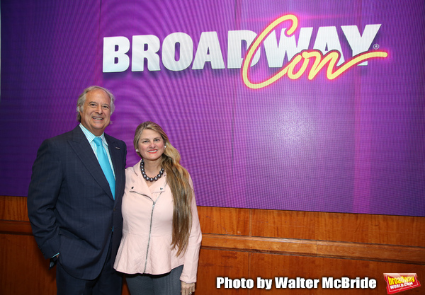 Stewart F. Lane and Bonnie Comley from BroadwayHD BroadwayHD During the BroadwayCON 2 Photo