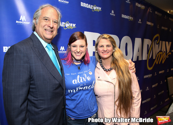 Stewart F. Lane, Laura Heywood aka “Broadway Girl” and Bonnie Comley  Photo