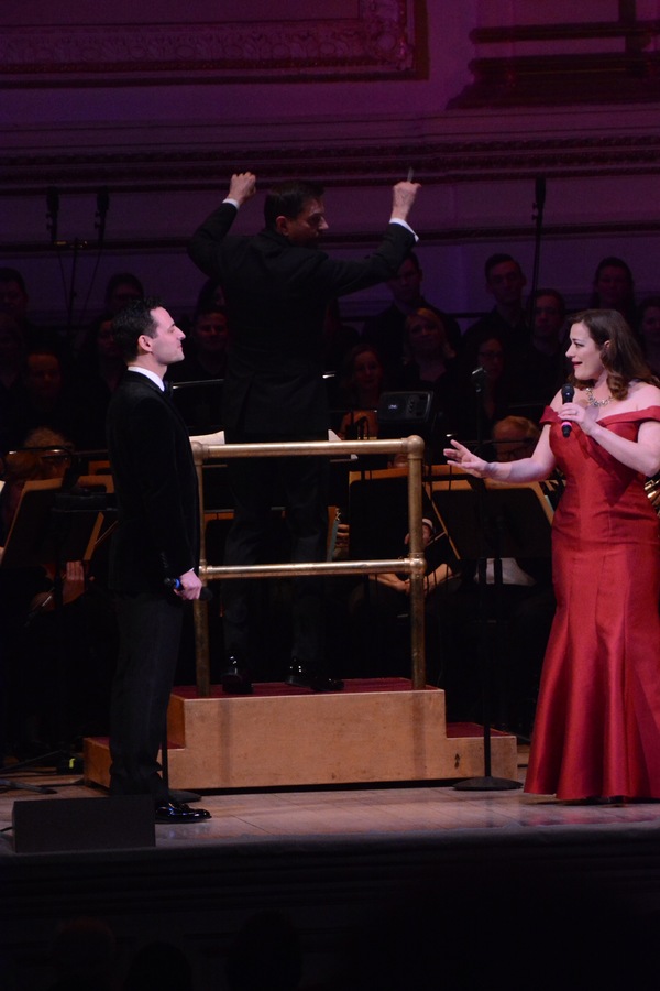 Max von Essen, Steven Reineke and Laura Michelle Kelly Photo