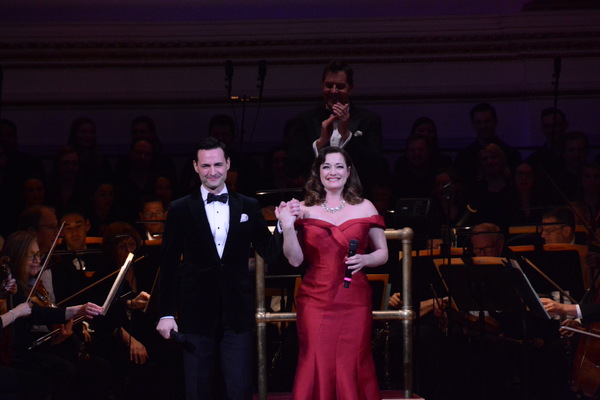 Max von Essen and Laura Michelle Kelly Photo