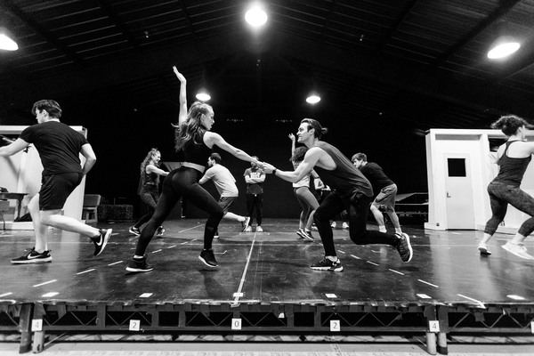 Photo Flash: Inside Rehearsal For BACK TO THE FUTURE the Musical Image