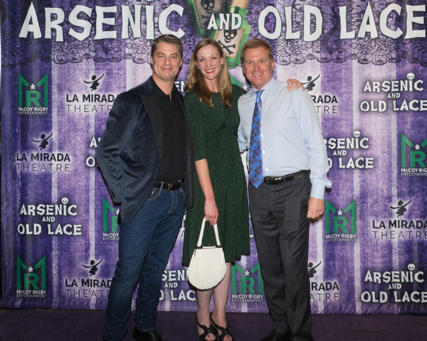 Jamison Jones, Lighting Designer Karyn D. Lawrence, and Tom McCoy Photo