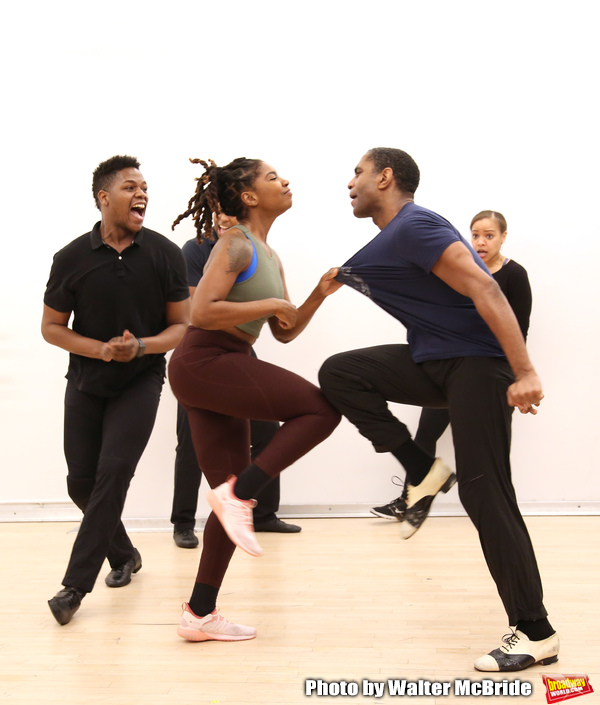 Photo Coverage: Get a First Look at A WONDERFUL WORLD Rehearsal Photos Image
