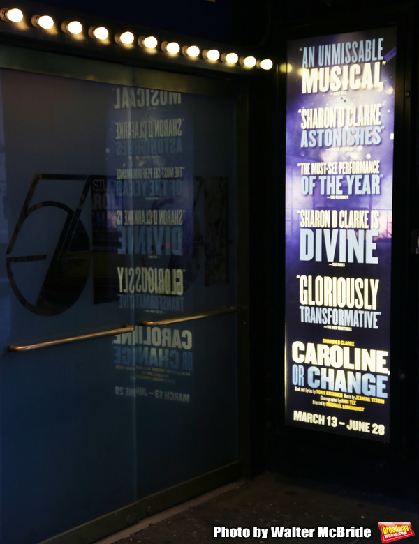 Theatre Marquee unveiling  for the  Roundabout Theatre Company's revival of the Tony  Photo