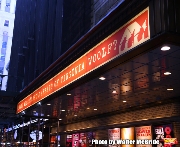 Up on the Marquee: WHO'S AFRAID OF VIRGINIA WOOLF? Arrives at the Booth Theatre Image