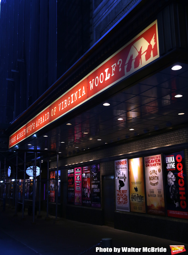 Up on the Marquee: WHO'S AFRAID OF VIRGINIA WOOLF? Arrives at the Booth Theatre Image