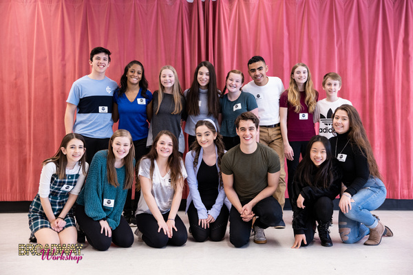 Kyle Selig and Broadway Workshop Students Photo
