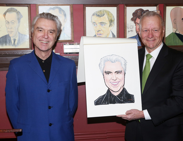 Photo Coverage: AMERICAN UTOPIA's David Byrne Celebrates New Sardi's Portrait Image