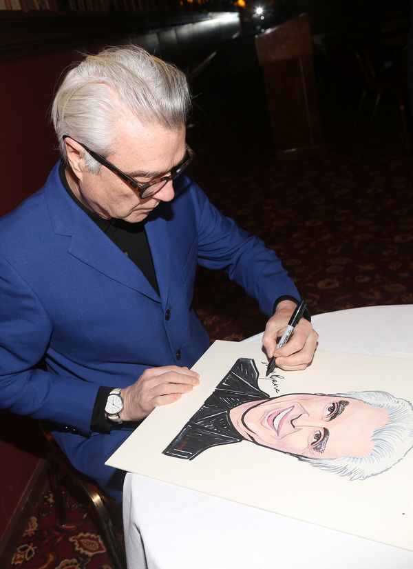 Photo Coverage: AMERICAN UTOPIA's David Byrne Celebrates New Sardi's Portrait Image