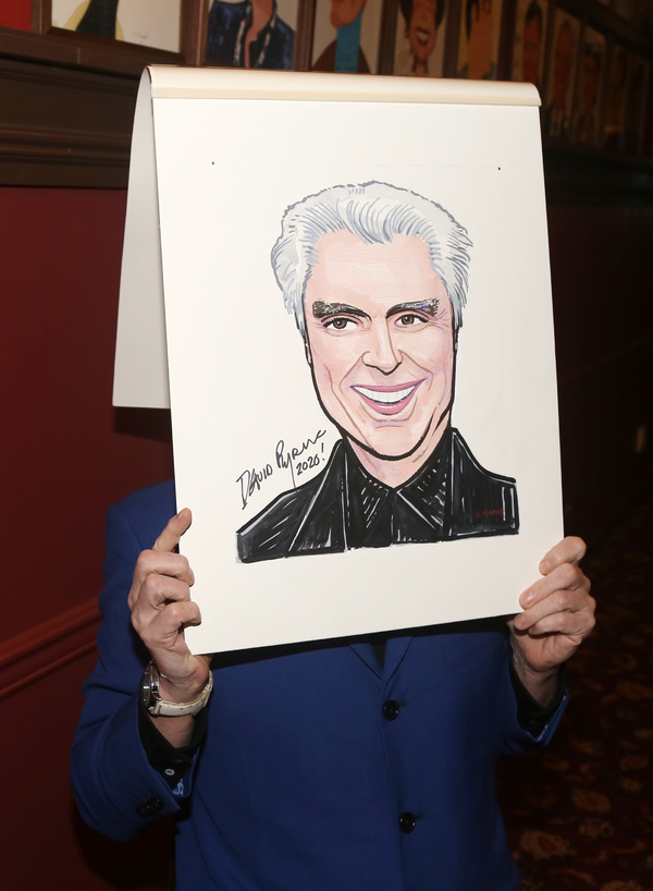 Photo Coverage: AMERICAN UTOPIA's David Byrne Celebrates New Sardi's Portrait Image