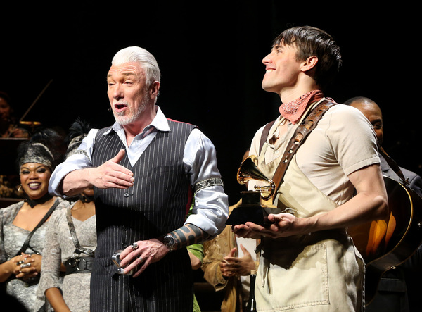 Photo Flash: The Cast of HADESTOWN Celebrates Their Grammy Win Image