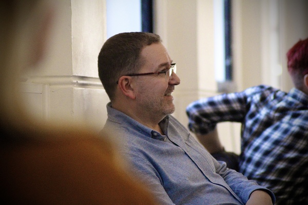 Photo Flash: In Rehearsal with BANG BANG! by John Cleese at Exeter Northcott Theatre Image