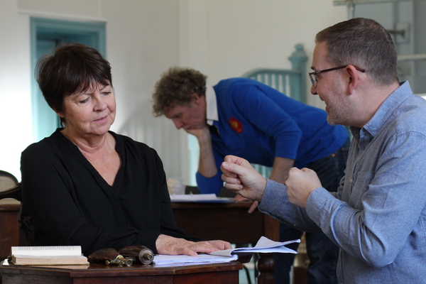 Photo Flash: In Rehearsal with BANG BANG! by John Cleese at Exeter Northcott Theatre Image