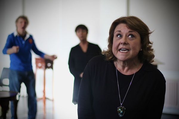 Photo Flash: In Rehearsal with BANG BANG! by John Cleese at Exeter Northcott Theatre Image