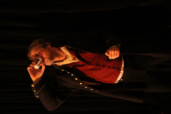 Nicholas Thomas as TOM in The Wake of Dorcas Kelly.     Photo by Georgi Hughes. Photo