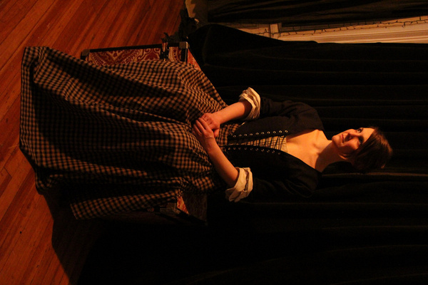 Becca Musser as KATE in The Wake of Dorcas Kelly.     Photo by Nicholas Thomas.  Photo