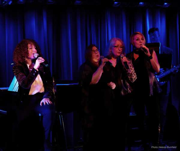 Photo Flash: The Cast of THOSE GIRLS Celebrates Karen Mack's Birthday at The Laurie Beechman 