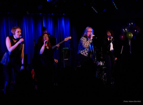 Photo Flash: The Cast of THOSE GIRLS Celebrates Karen Mack's Birthday at The Laurie Beechman 