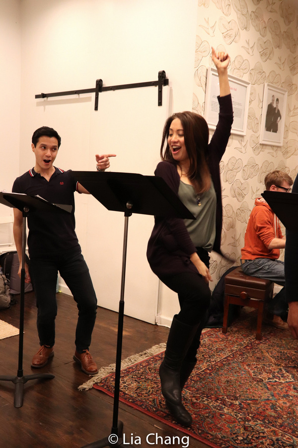 Photo Flash: In Rehearsal For Prospect Theater Company's THIS SIDE OF THE WORLD Concert 