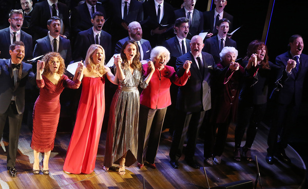 Michael Feinstein, Bernadette Peters, Kelli O'Hara, Sutton Foster, Betty Buckley, Ron Photo