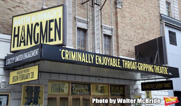 Martin McDonagh's Olivier Award-winning “Hangmen” at the Golden Theatre  Photo