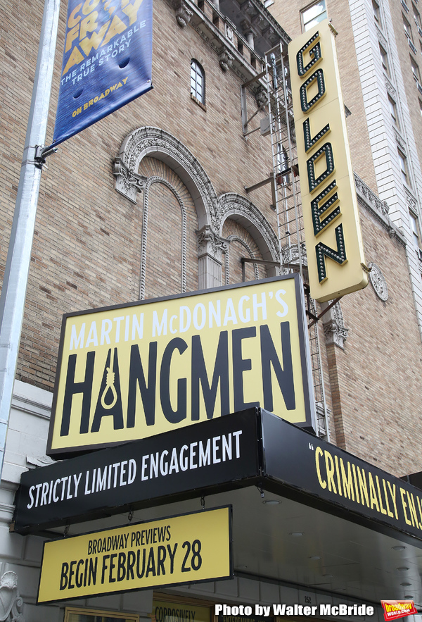 Martin McDonagh's Olivier Award-winning “Hangmen” at the Golden Theatre  Photo