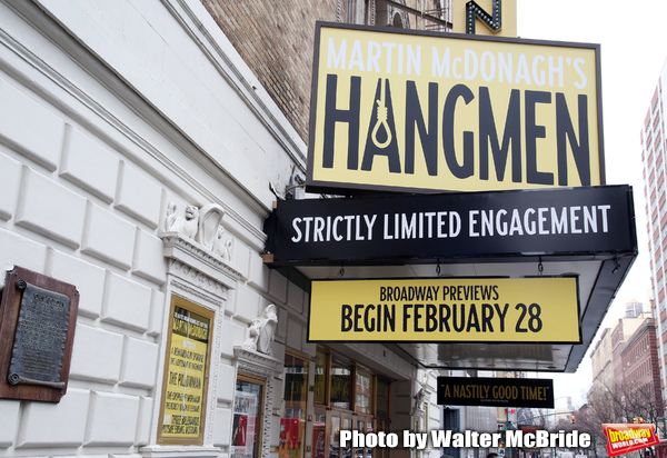 Martin McDonagh's Olivier Award-winning “Hangmen” at the Golden Theatre  Photo
