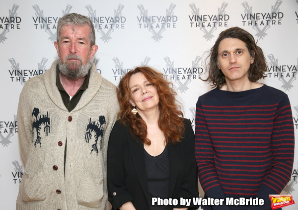 Director Les Waters, actress Deirdre O’Connell and playwright Lucas Hnath  Photo