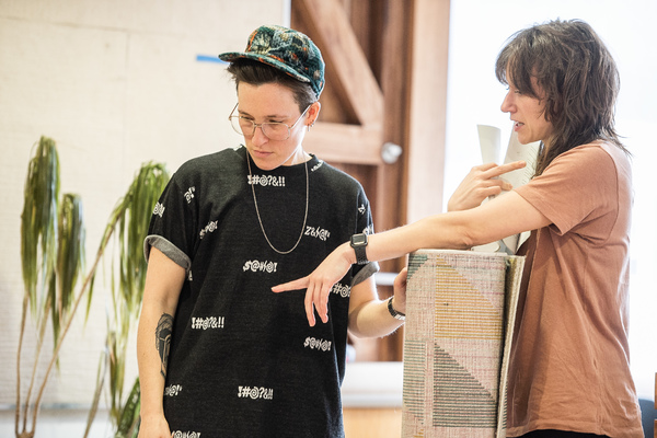 Photo Flash: Rehearsal Photos for the Gate Theatre's TRAINERS Image