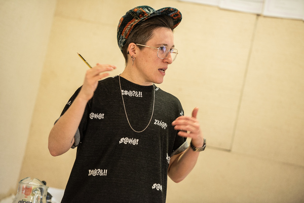 Photo Flash: Rehearsal Photos for the Gate Theatre's TRAINERS 
