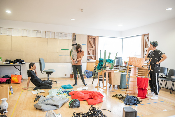Photo Flash: Rehearsal Photos for the Gate Theatre's TRAINERS Image